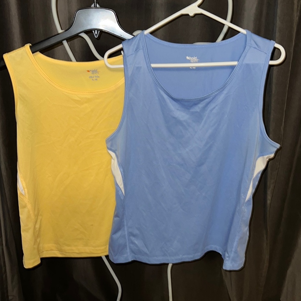 2 bold spirit work out tanks xl jerseys